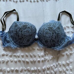 Victorias Secret Lace Blue Bra